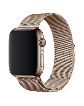 Ремешок Milanese Loop для Apple Watch 42/44mm золотой, изображение 1