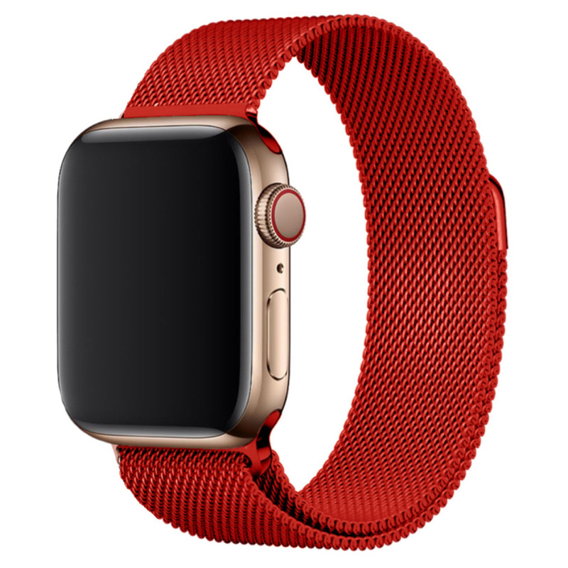 Ремешок Milanese Loop для Apple Watch 42/44 mm, Красный