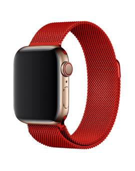 Ремешок Milanese Loop для Apple Watch 42/44 mm, Красный, изображение 1