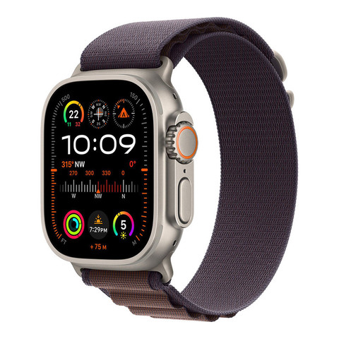 Apple Watch Ultra 2 with Indigo Alpine Loop L