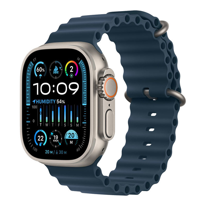 Apple Watch Ultra 2 with Blue Ocean Band