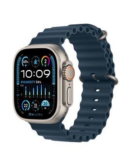 Apple Watch Ultra 2 with Blue Ocean Band, изображение 1