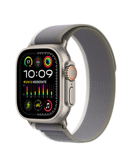 Apple Watch Ultra 2 with Green/Gray Trial Loop M/L, изображение 1