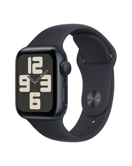 Apple Watch SE 2023 GPS 40mm Midnight Aluminum Case with Midnight Sport Band S/M, изображение 1