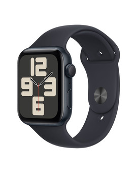 Apple Watch SE 2023 GPS 44mm Midnight Aluminum Case with Midnight Sport Band M/L, изображение 1